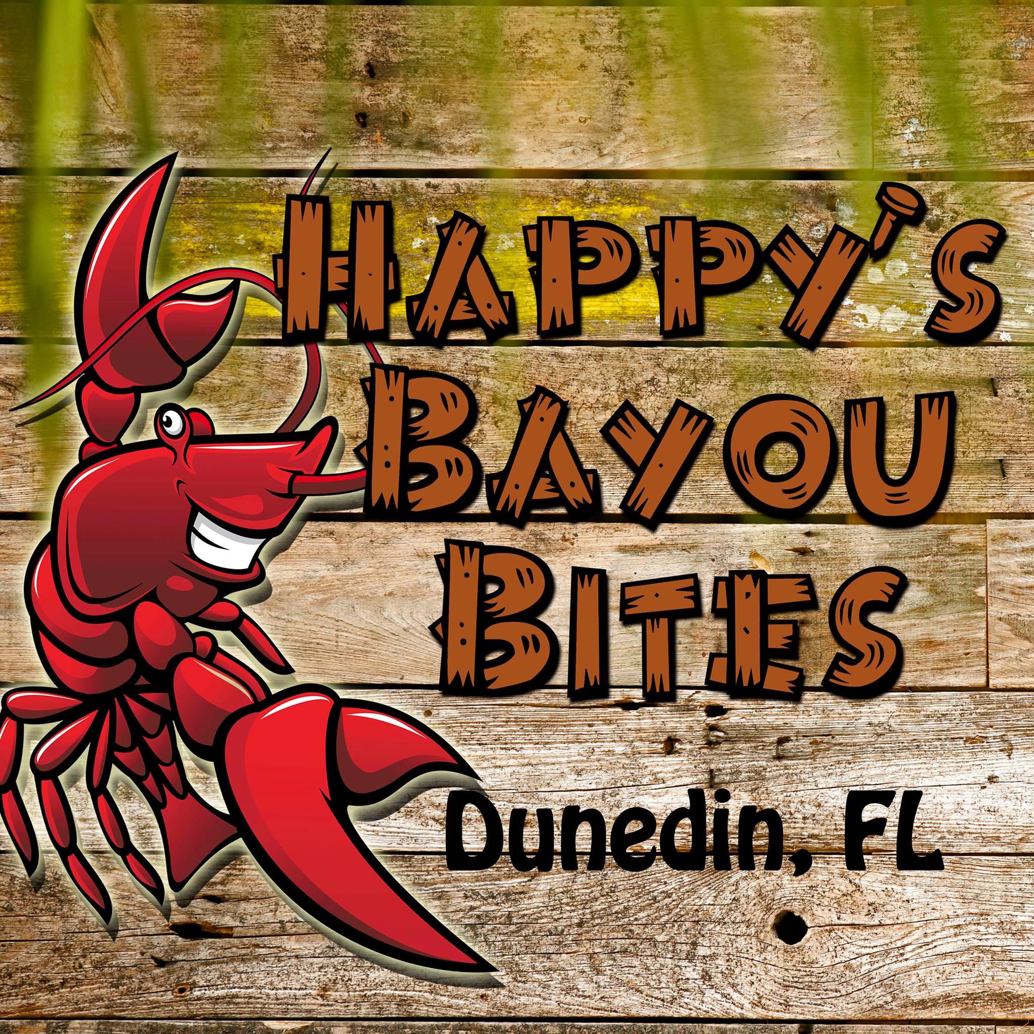 Happy's Bayou bites logo