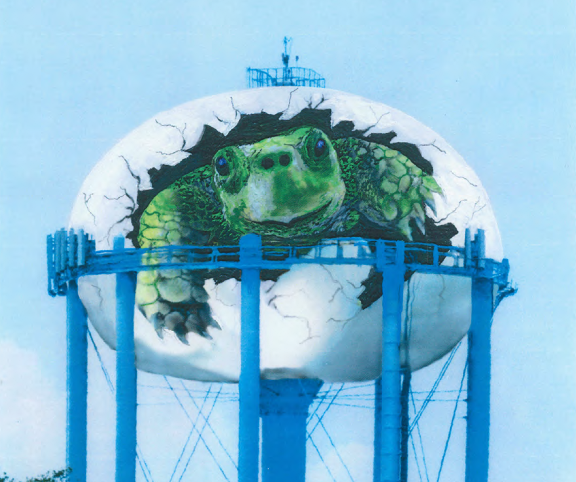 Curlew water tower turtle