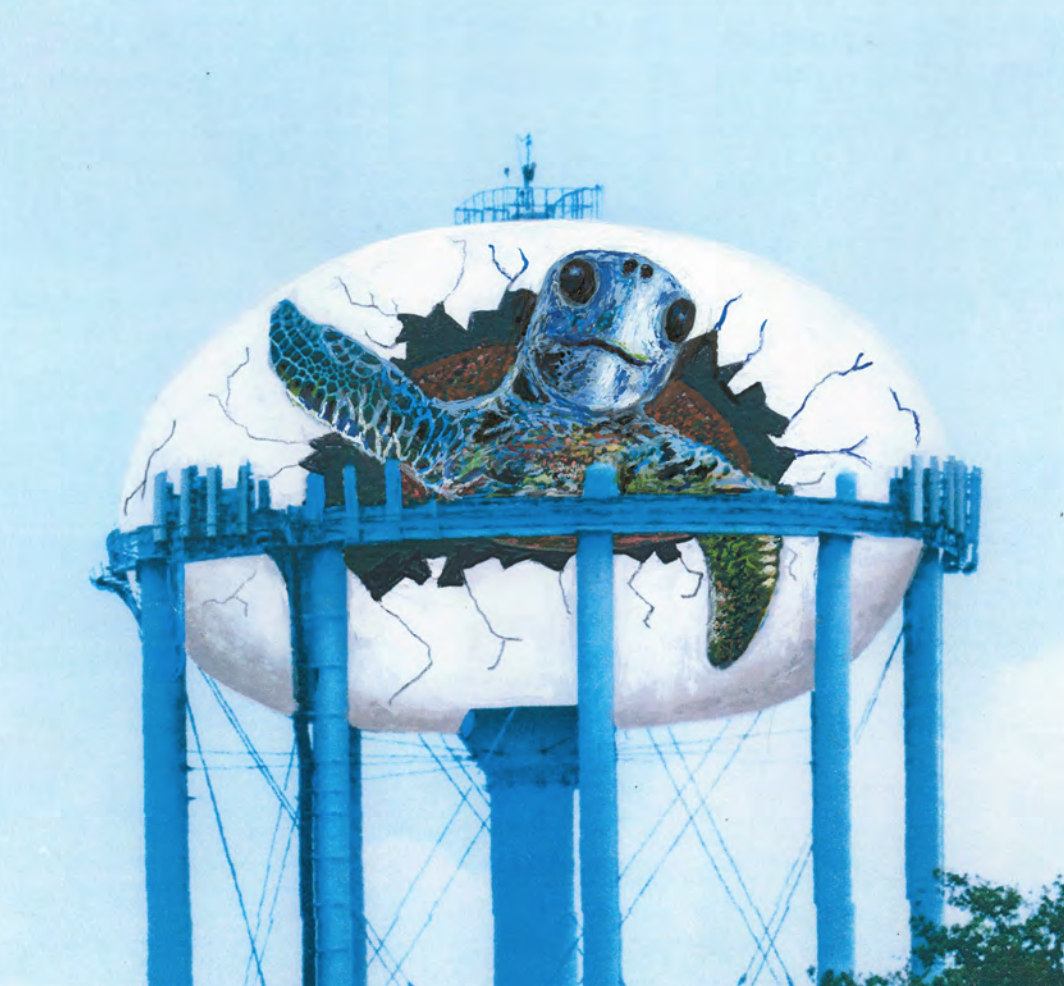 curlew water tower sea turtle